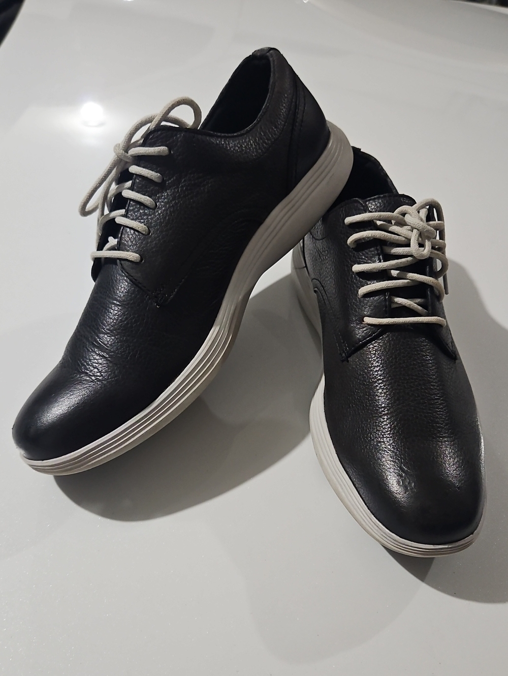 Men's Cole Haan Grand OS Ultra Oxford Black Dress Shoe Sz 8.5